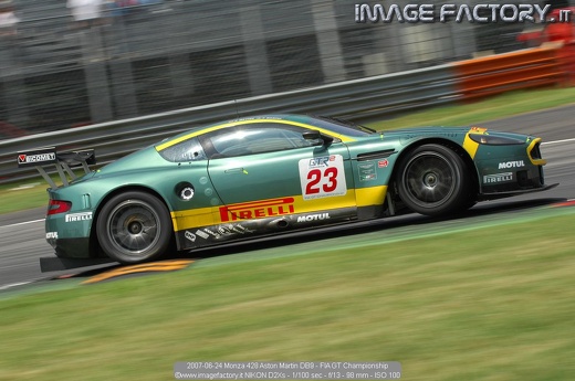 2007-06-24 Monza 428 Aston Martin DB9 - FIA GT Championship